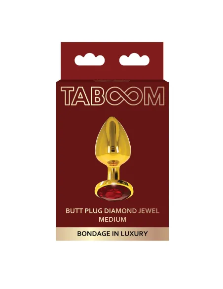 Butt Plug With Diamond Jewel M