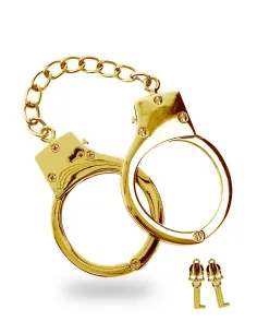 Gold Plated BDSM Handcuffs