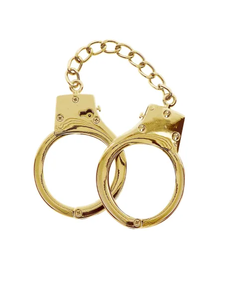 Gold Plated BDSM Handcuffs