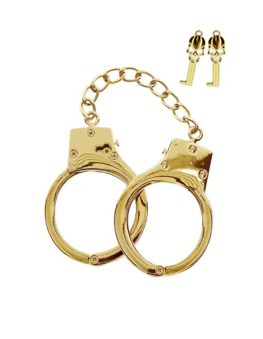 Gold Plated BDSM Handcuffs