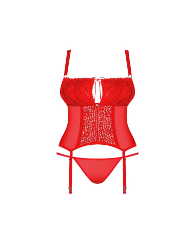 Bielizna-Blossmina gorset i stringi  4XL/5XL