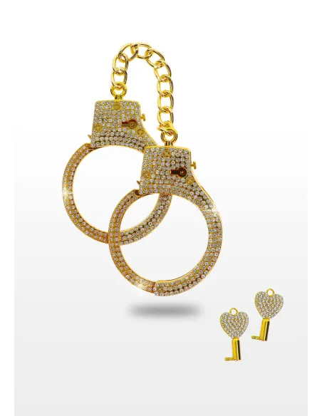 Diamond Wrist Cuffs Gold