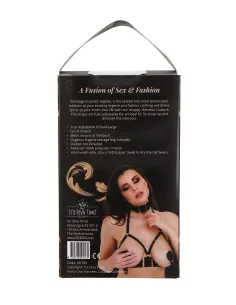 Open Cup Bra Plus O-Ring Collar 2