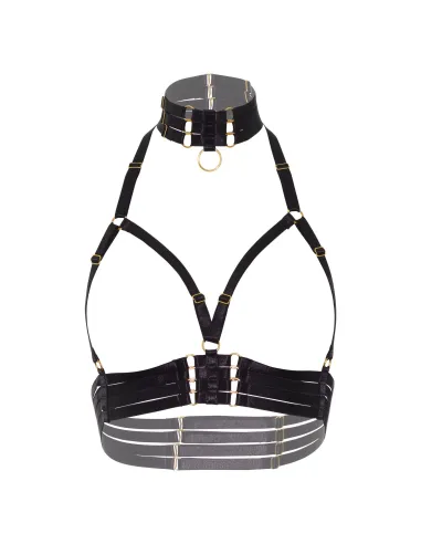 Open Cup Bra Plus O-Ring Collar