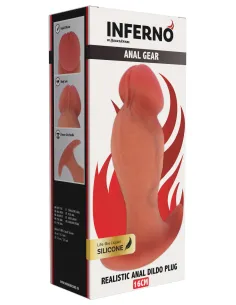 Realistic Buttplug Liquid Silicone 16 cm 2