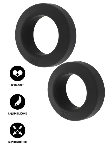 Double Stackers C-Rings 2 Pcs Set L