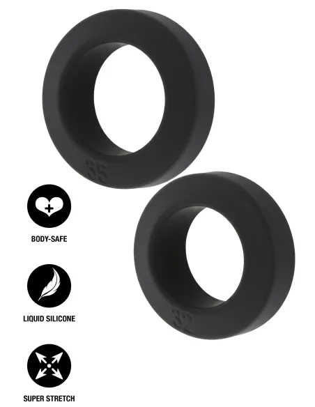 Double Stackers C-Rings 2 Pcs Set L