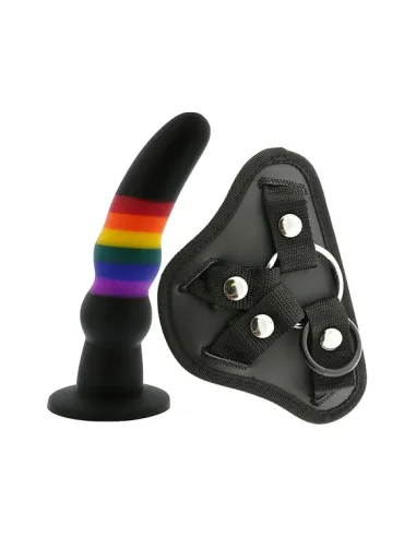 ESSENTIALS STRAP ON SOLID DILDO
