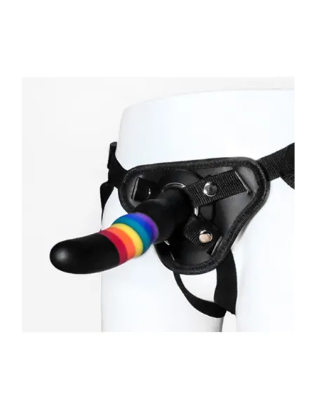 ESSENTIALS STRAP ON SOLID DILDO