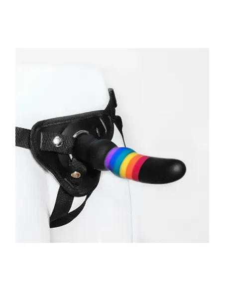 ESSENTIALS STRAP ON SOLID DILDO