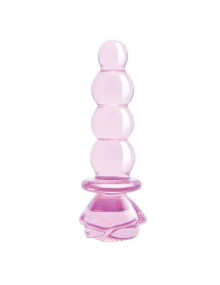 GLAZE GLASS ROSEBUD BEADED  PLUG