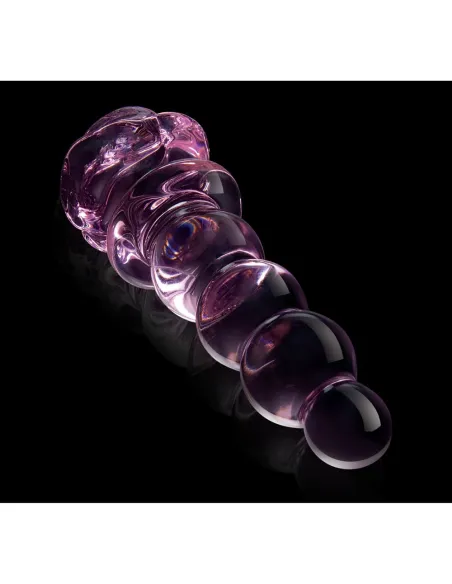 GLAZE GLASS ROSEBUD BEADED  PLUG