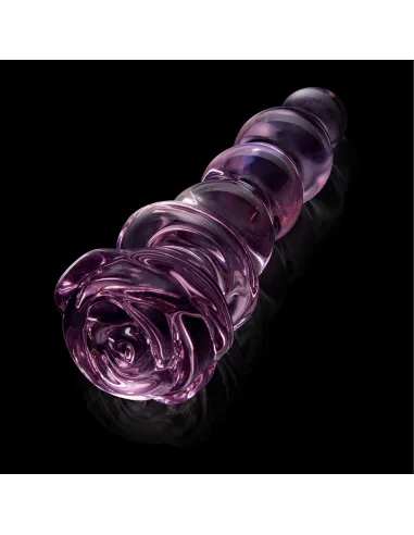 GLAZE GLASS ROSEBUD BEADED  PLUG