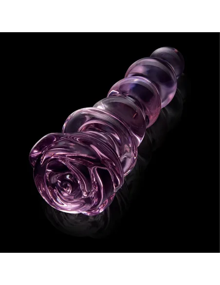 GLAZE GLASS ROSEBUD BEADED  PLUG