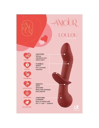 AMOUR FLEXIBLE G-SPOT DUO VIBE LOULOU