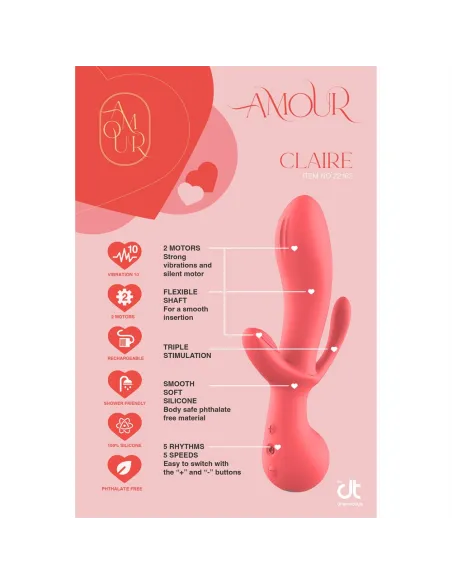 AMOUR TRIPLE PLEASURE VIBE CLAIRE