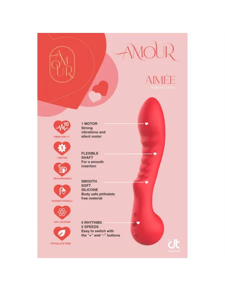 AMOUR FLEXIBLE G-SPOT VIBE AIMEE