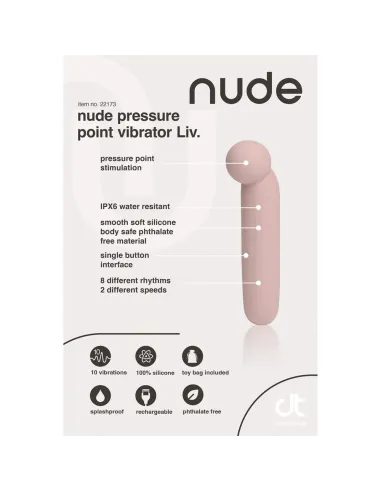 NUDE LIV PRESSURE POINT VIBRATOR - TRAVELSIZE