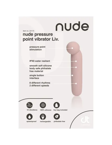 NUDE LIV PRESSURE POINT VIBRATOR - TRAVELSIZE
