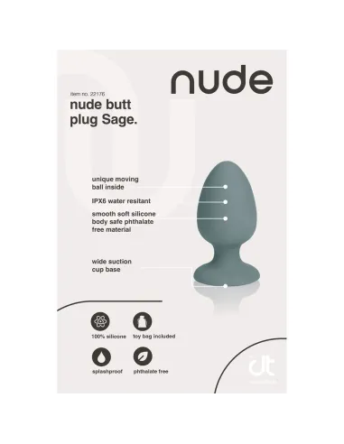 NUDE SAGE BUTT PLUG - TRAVELSIZE