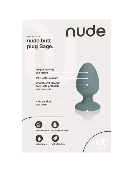 NUDE SAGE BUTT PLUG - TRAVELSIZE
