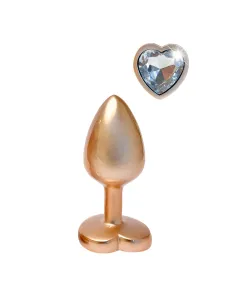 GLEAMING LOVE PEARL GOLD PLUG SMALL 2