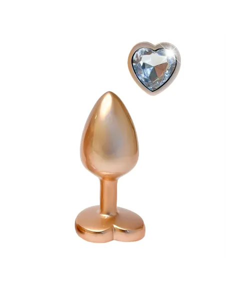 GLEAMING LOVE PEARL GOLD PLUG SMALL