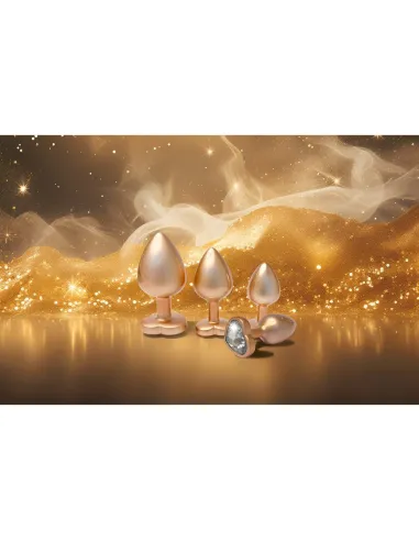 GLEAMING LOVE PEARL GOLD PLUG MEDIUM