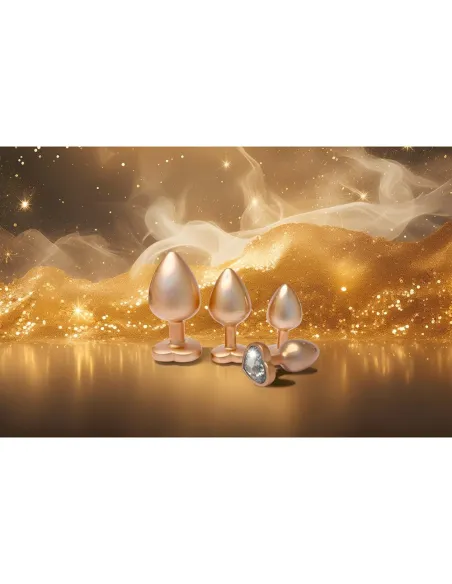 GLEAMING LOVE PEARL GOLD PLUG MEDIUM