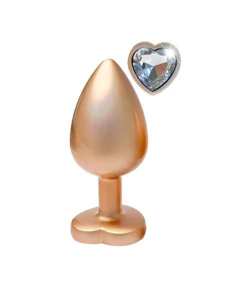GLEAMING LOVE PEARL GOLD PLUG LARGE