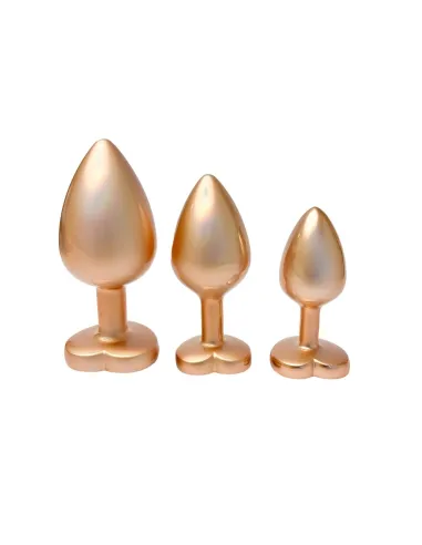GLEAMING LOVE PEARL GOLD PLUG SET