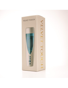 Velvet Touch masturbator z wibracją rotujący plus ruch góra dół wagina cyberskóra ładowany usb biały
