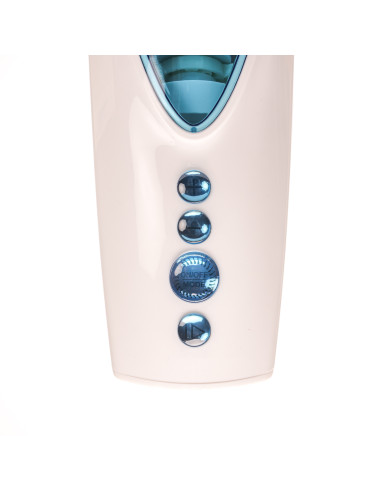 Velvet Touch masturbator z wibracją rotujący plus ruch góra dół wagina cyberskóra ładowany usb biały