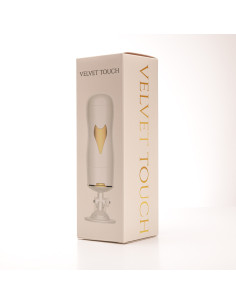 Velvet Touch masturbator z wibracją wagina cyberskóra ładowany usb biały
