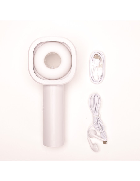 Velvet Touch masturbator posuwisty cyberskóra ładowany usb biały