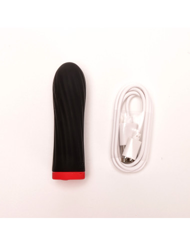 Velvet Touch wibrator mini typ bullet ładowany usb czarny