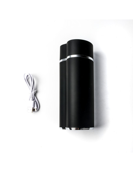 Simple Pleasure masturbator z wibracją wagina cyberskóra ładowany usb  złoty