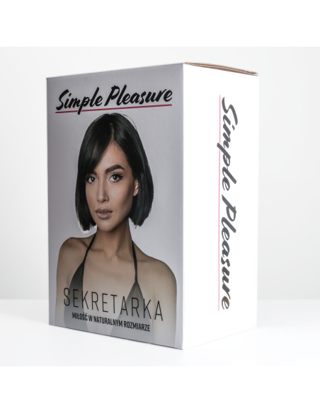 Simple Pleasure lalka dmuchana damska  z wibracją sekretarka