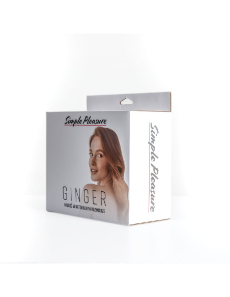 Simple Pleasure lalka dmuchana damska 3d ginger