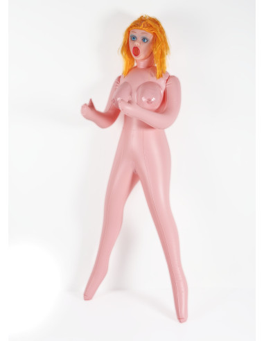 Simple Pleasure lalka dmuchana damska 3d ginger