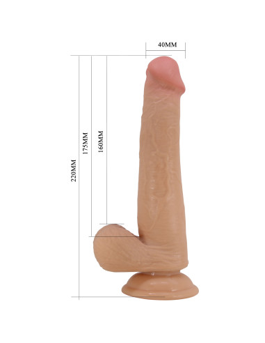 Party Up dildo cyberskóra kolor cielisty 22 cm Tim