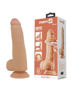 Party Up dildo cyberskóra kolor cielisty 23 cm Thomas