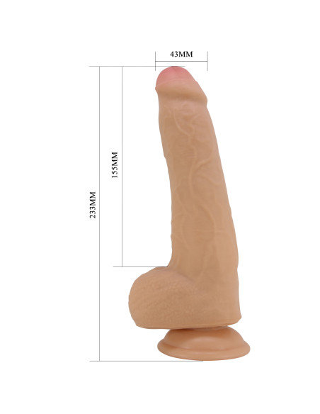 Party Up dildo cyberskóra kolor cielisty 23 cm Thomas