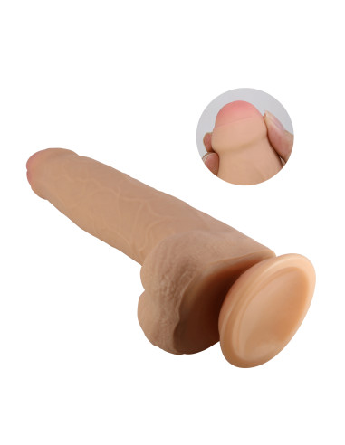 Party Up dildo cyberskóra kolor cielisty 23 cm Thomas