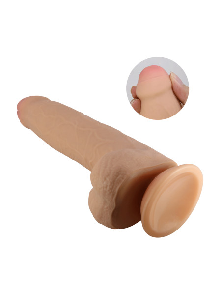 Party Up dildo cyberskóra kolor cielisty 23 cm Thomas