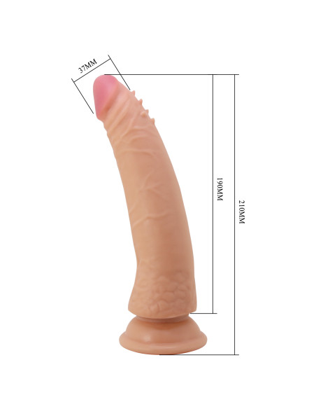 Party Up dildo cyberskóra kolor cielisty 21 cm Steven