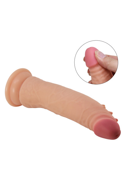 Party Up dildo cyberskóra kolor cielisty 21 cm Steven