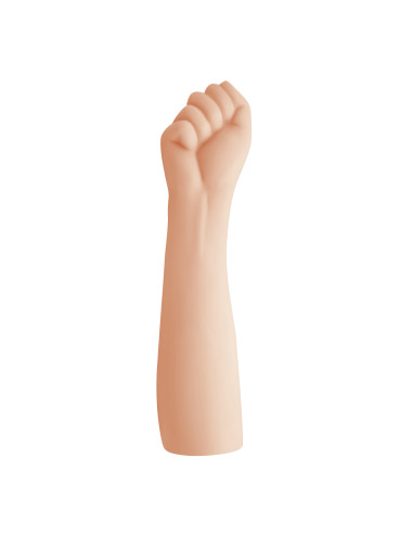 Party Up dildo w kształcie dłoni pięść cyberskóra kolor cielisty Tony