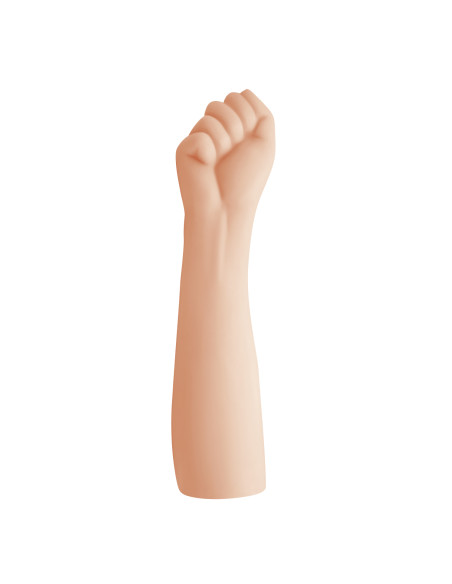 Party Up dildo w kształcie dłoni pięść cyberskóra kolor cielisty Tony