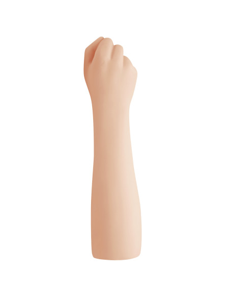 Party Up dildo w kształcie dłoni pięść cyberskóra kolor cielisty Tony